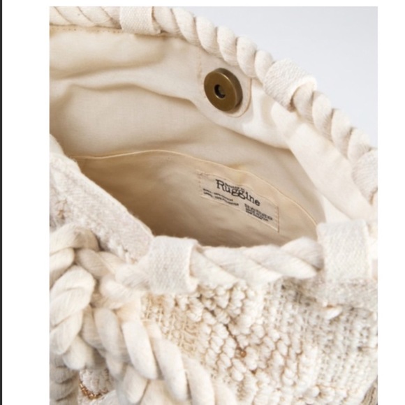 💕SOLD 🌸Ruggine Hand Woven Ethnic Navajo Pattern With Hand Beading Gold Metal - Picture 7 of 9